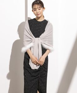 form forma マラボー付き華やかストール/結婚式/二次会/パーティー