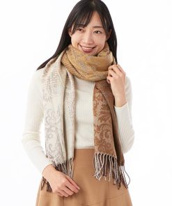カシュネ cache nez / グラデーションジャカードストール