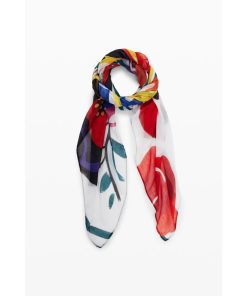 Desigual アーティフラワースカーフ