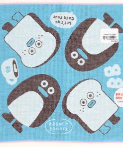 blooming ブランチブラザー　ガーゼハンカチ　トースト＆ペンギン　【BRUNCH BROTHER】