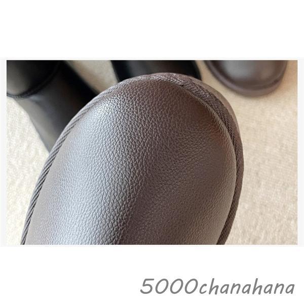 ムートンブーツ ショートブーツ レディース 裏起毛 撥水 フラット 雪靴 スノーブーツ ボアシューズ カジュアル 滑り止め 履きやすい 冬物 快適 - 画像 (5)