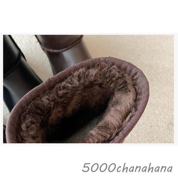 ムートンブーツ ショートブーツ レディース 裏起毛 撥水 フラット 雪靴 スノーブーツ ボアシューズ カジュアル 滑り止め 履きやすい 冬物 快適 - 画像 (8)