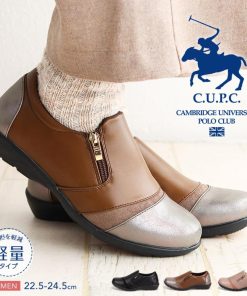 ポロ クラブ ポロクラブ コンフォートシューズ レディース おしゃれ 歩きやすい  軽い POLO CLUB 黒 ブラック ブラウン パールピンク 531-106