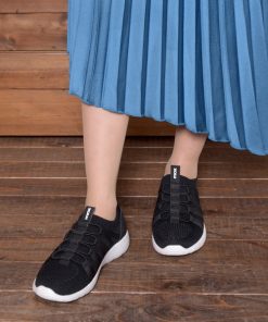 moz スニーカー moz(モズ)超軽量ニットゴム紐レースアップスニーカー レディース