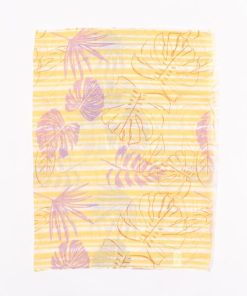 GGD ストール マフラー ボタニカル柄ストライプUVストール レディース