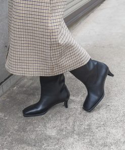 Daniella&GEMMA ブーツ 「Gina × Daniella ＆ GEMMA」セミルーズフィットロングブーツ レディース