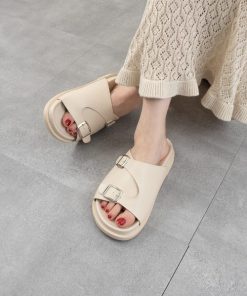 サンダル ダブルモンクコンフォートサンダル レディース