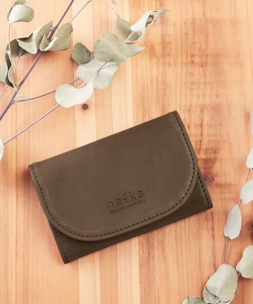 nafka 名刺入れ モストロレザーフラップ名刺入れ レディース - 画像 (5)