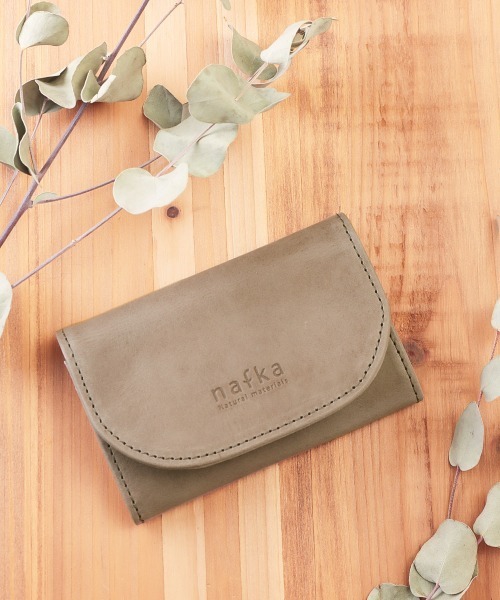 nafka 名刺入れ モストロレザーフラップ名刺入れ レディース - 画像 (3)