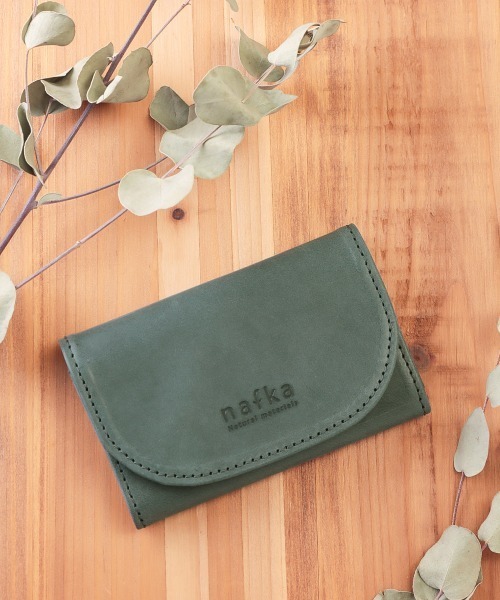 nafka 名刺入れ モストロレザーフラップ名刺入れ レディース - 画像 (6)