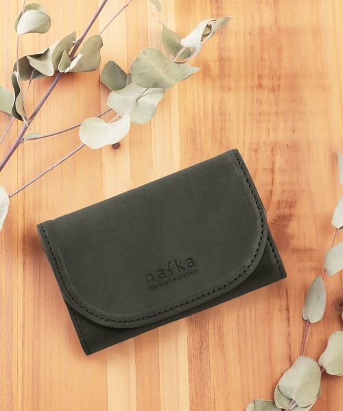 nafka 名刺入れ モストロレザーフラップ名刺入れ レディース - 画像 (2)