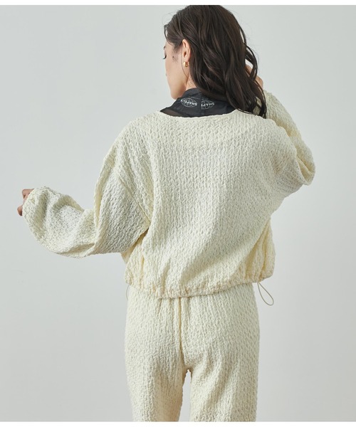 ANAP ブルゾン アウター ジャガードカットブルゾン「セットアップ対応」 レディース - 画像 (6)