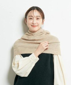 MELROSE claire ストール マフラー 「いつものコーデにプラスしたいメランジバラクラバ」 レディース