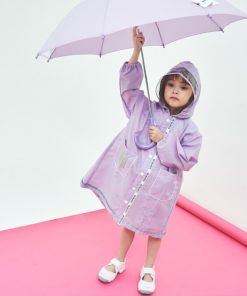 MR レインコート カッパ plain patternレインコート(巾着付) キッズ 子供 男の子 女の子