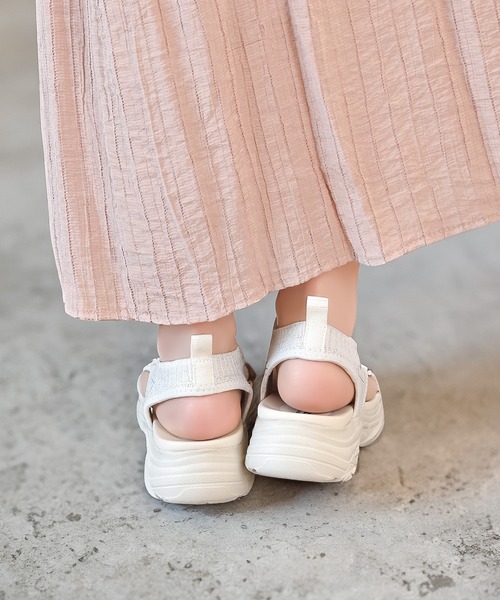 moz サンダル moz(モズ)厚底ニットスポーツサンダル レディース - 画像 (7)