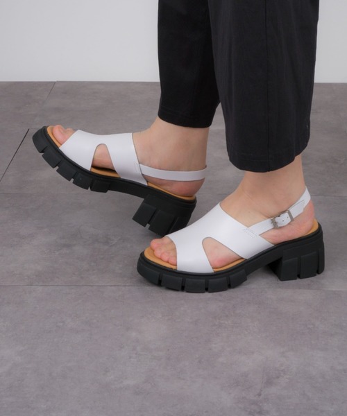 サンダル 「VINILO/ヴィニーロ」レザー厚底サンダル ミュールサンダル レディース - 画像 (9)
