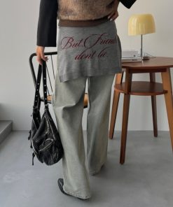 SHAGGIE ストール マフラー 腰巻き3WAYジャガードニット レディース