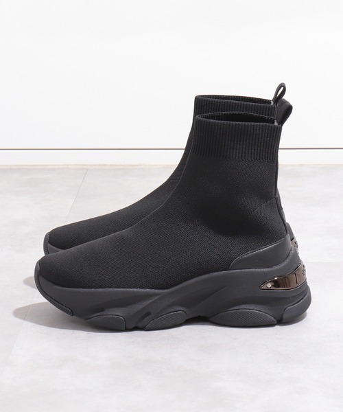 +diana ブーツ 「撥水加工」軽量ニットソックススニーカー レディース - 画像 (4)