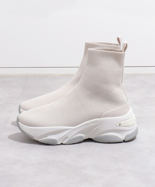 +diana ブーツ 「撥水加工」軽量ニットソックススニーカー レディース - 画像 (5)