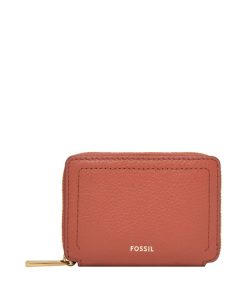 FOSSIL 名刺入れ フォッシル カード入れ レディース レザー レッド SL10045604