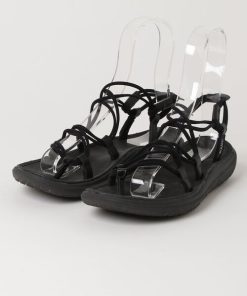 Java 「Java」 フラットサンダル 24.0cm ブラック レディース