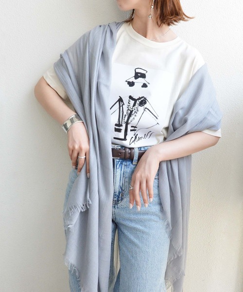 styiro ストール マフラー 「19色展開」365日使えるUV&暑さ対策 軽やか大判ストール 薄手 無地 冷房対策 春夏秋冬 レディース - 画像 (3)