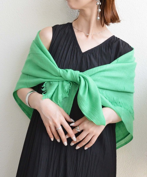 styiro ストール マフラー 「19色展開」365日使えるUV&暑さ対策 軽やか大判ストール 薄手 無地 冷房対策 春夏秋冬 レディース - 画像 (8)