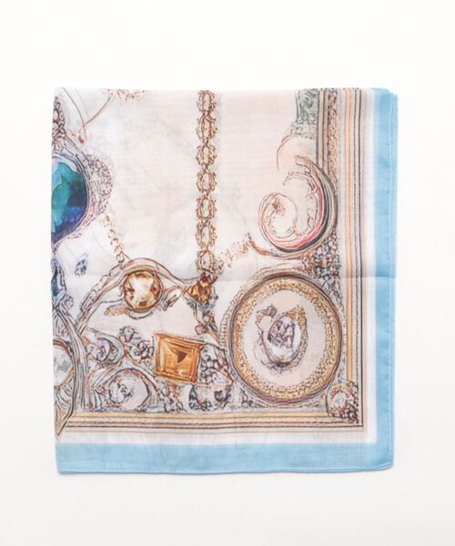 ankoROCK スカーフ バンダナ an meets zakka レトロクラシックパターン大判スカーフ(75cm×175cm) レディース メンズ - 画像 (4)