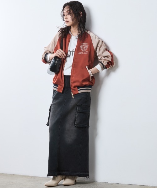 CHIC STYLE スカジャン リバーシブルスカジャン「大きいサイズ有」シックスタイル レディース - 画像 (4)