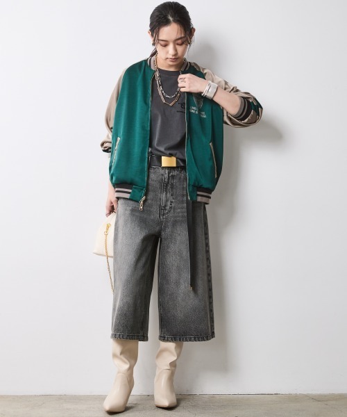 CHIC STYLE スカジャン リバーシブルスカジャン「大きいサイズ有」シックスタイル レディース - 画像 (9)