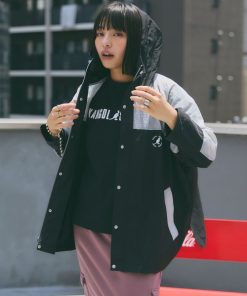 KANGOL SPORT 「KANGOL SPORT」 ナイロンブルゾン LL ブラック系その他 レディース