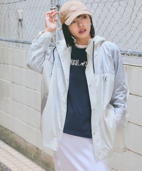 KANGOL SPORT 「KANGOL SPORT」 ナイロンブルゾン LL ブラック系その他 レディース - 画像 (5)