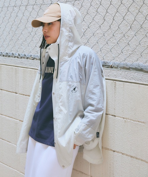 KANGOL SPORT 「KANGOL SPORT」 ナイロンブルゾン LL ブラック系その他 レディース - 画像 (7)