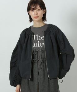 LAKOLE 「LAKOLE」 ナイロンブルゾン LARGE ブラック レディース
