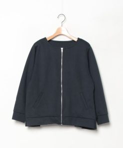 Pierrot 「Pierrot」 ジップアップブルゾン L ネイビー レディース