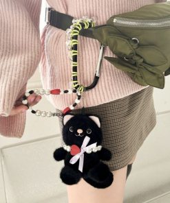 Casselini キーホルダー 「Casselini」アニマルカラビナバッグチャーム 猫 犬 cat dog 252-110101