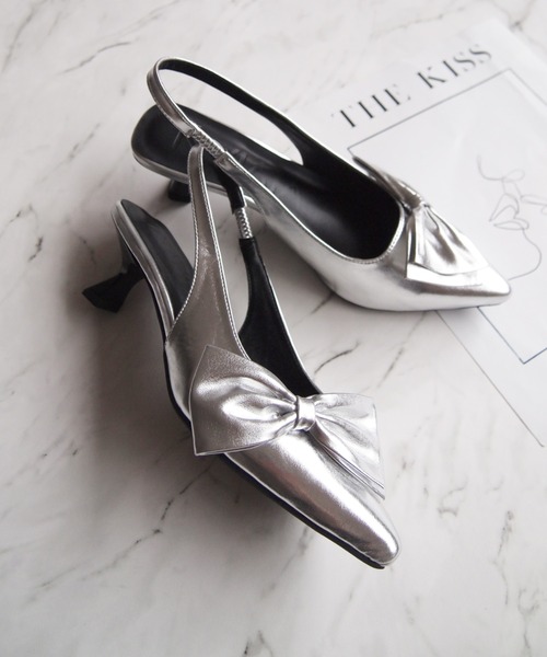 VIVIAN 「VIVIAN」 ヒールサンダル S シルバー レディース