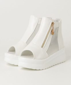 miniministore 「Miniministore」 ショートブーツ 22.5cm ホワイト レディース