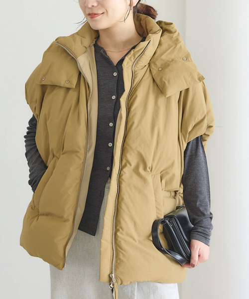 JOURNAL STANDARD ダウンベスト ベスト 「2025FW 新作」ドロストポンチョダウン レディース - 画像 (3)