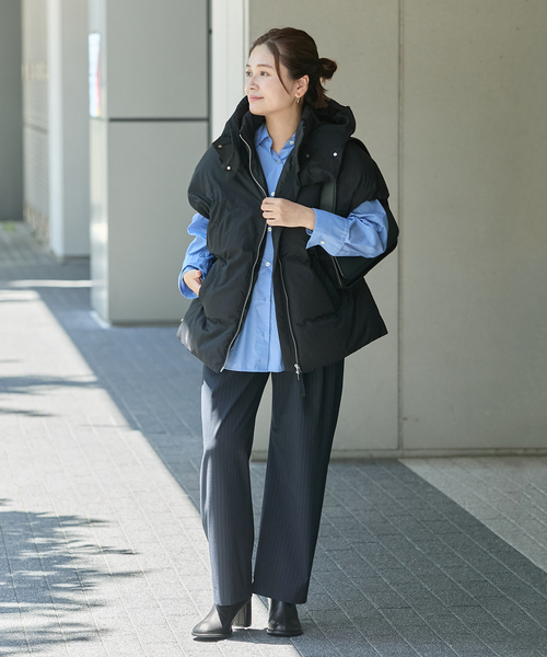 JOURNAL STANDARD ダウンベスト ベスト 「2025FW 新作」ドロストポンチョダウン レディース - 画像 (4)