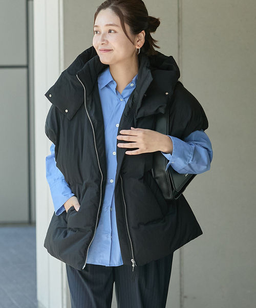 JOURNAL STANDARD ダウンベスト ベスト 「2025FW 新作」ドロストポンチョダウン レディース - 画像 (7)