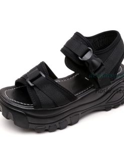 サンダル レディース 厚底 マジックテープ スポーツサンダル 通気性 夏 韓国風 カジュアル 歩きやすい スニーカー 美脚 疲れない 可愛い