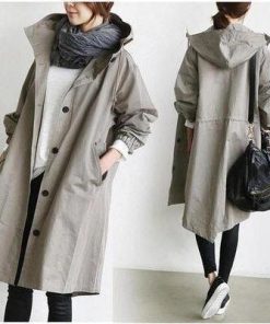 【大特価】モッズコート秋物コートレディースミリタリージャケットロングフード付き春冬アウタートレンチコート大きいサイズスプリングコート2023新作