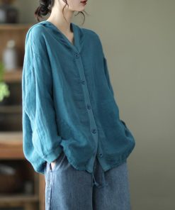 【大特価】サマージャケット レディース 綿麻 薄手 ノーカラー uvカット 日焼け防止 日よけ 春 夏