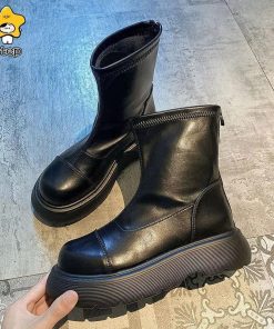 ブーツ ショートブーツ レディース 厚底 美脚 おしゃれ カジュアル撥水 秋 冬 靴 通勤 ヒール 楽ちん 履きやすい 疲れにくい 20代