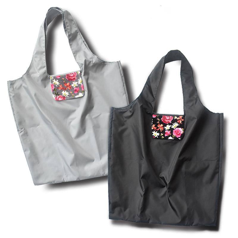 Enjeau 日本製 大容量 マイバッグ ステラ柄 折りたたみ ショッピングバッグ エコバッグ コンパクト 軽量 アーンジョー シェニール織 40代 50代 60代