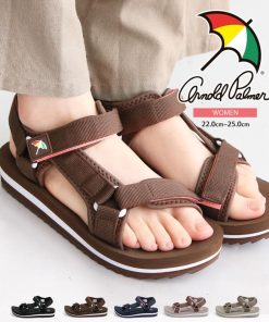 Arnold Palmer アーノルドパーマー サンダル レディース スポーツサンダル シンプル スポサン ブラック ブラウン ネイビー ダークピンク グレー 5418