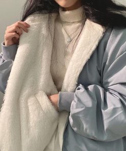 リバーシブル モッズコート 2way ボアジャケット レディース ボアブルゾン 裏起毛 コート アウター あったか 裏ボア 両面着コート