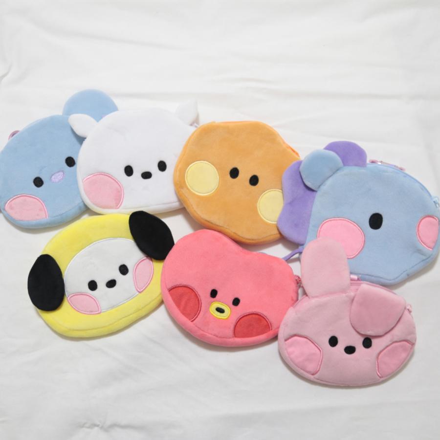 BT21 minini ティッシュマルチポーチ【RJ】 ティッシュケース 化粧ポーチ 小物入れ ポケットティッシュ メイクポーチ コスメポーチ カラビナ★LINE FRIENDS★ - 画像 (3)