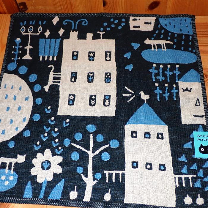 Atsuko Matano 俣野温子 私の街 3重ガーゼハンカチ (3色) - 画像 (3)